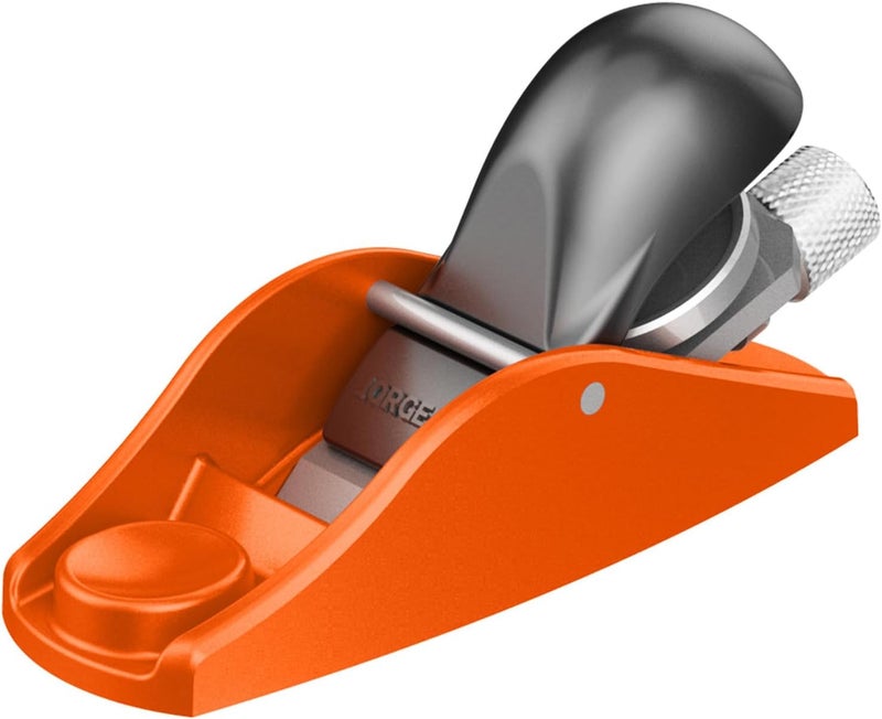 Jorgensen 3.5" Mini Wood Planer - Mini Hand Planer for Woodworking, Block Plane, Small Hand Plane for Trimming, Wood Planing, Craft, Professional Ductile Iron Body, Adjustable Cutting Depth - Image 1